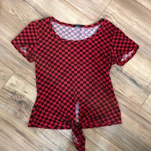 Rue 21 Checkered t-shirt